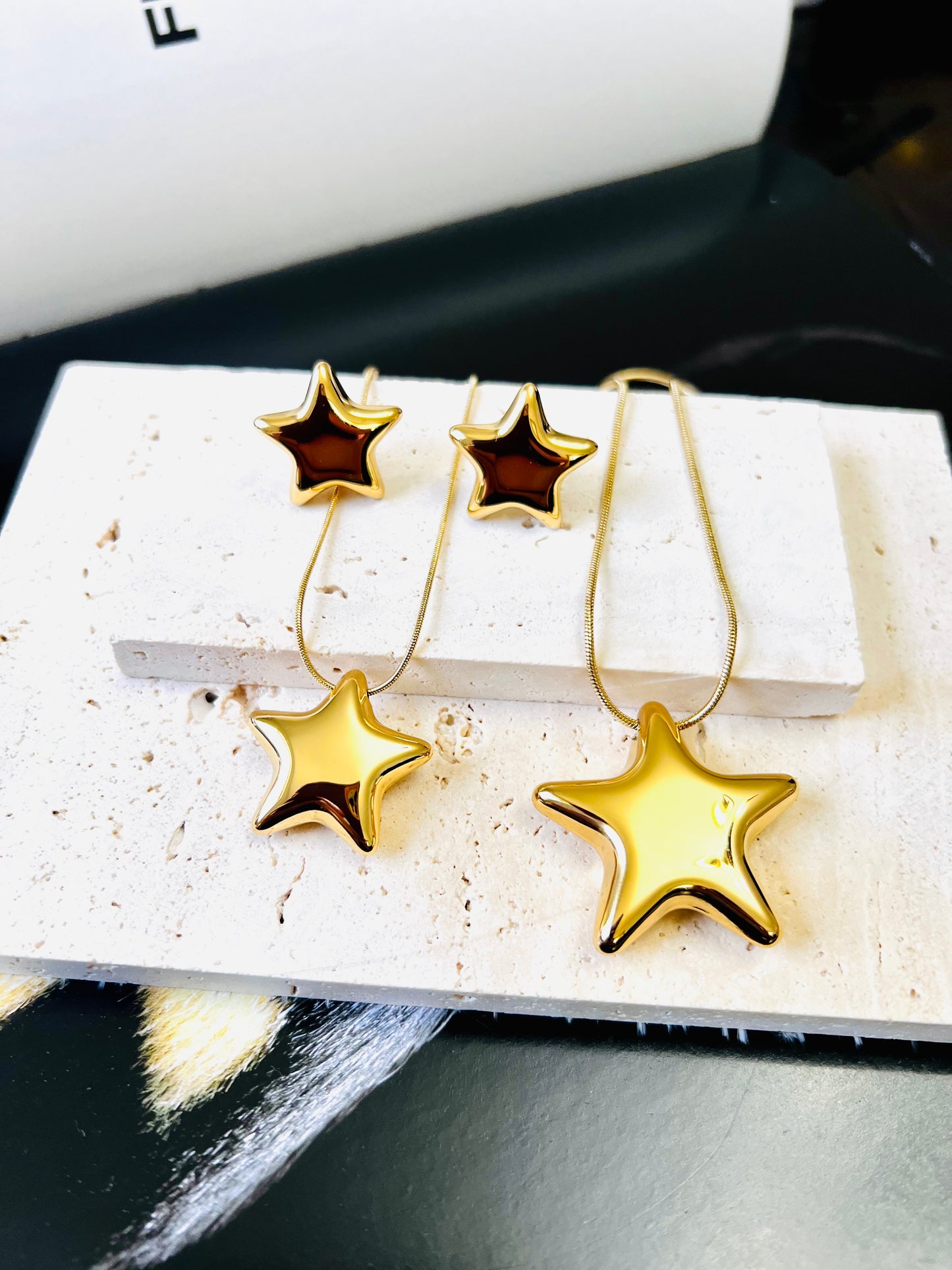 Chunky Star Earrings
