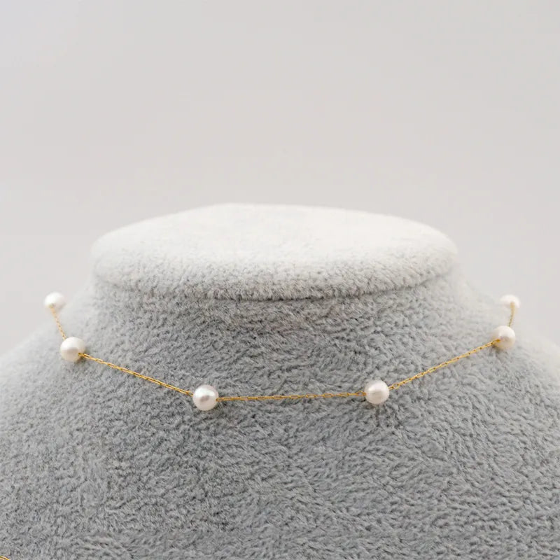 Delicate Pearl Necklace