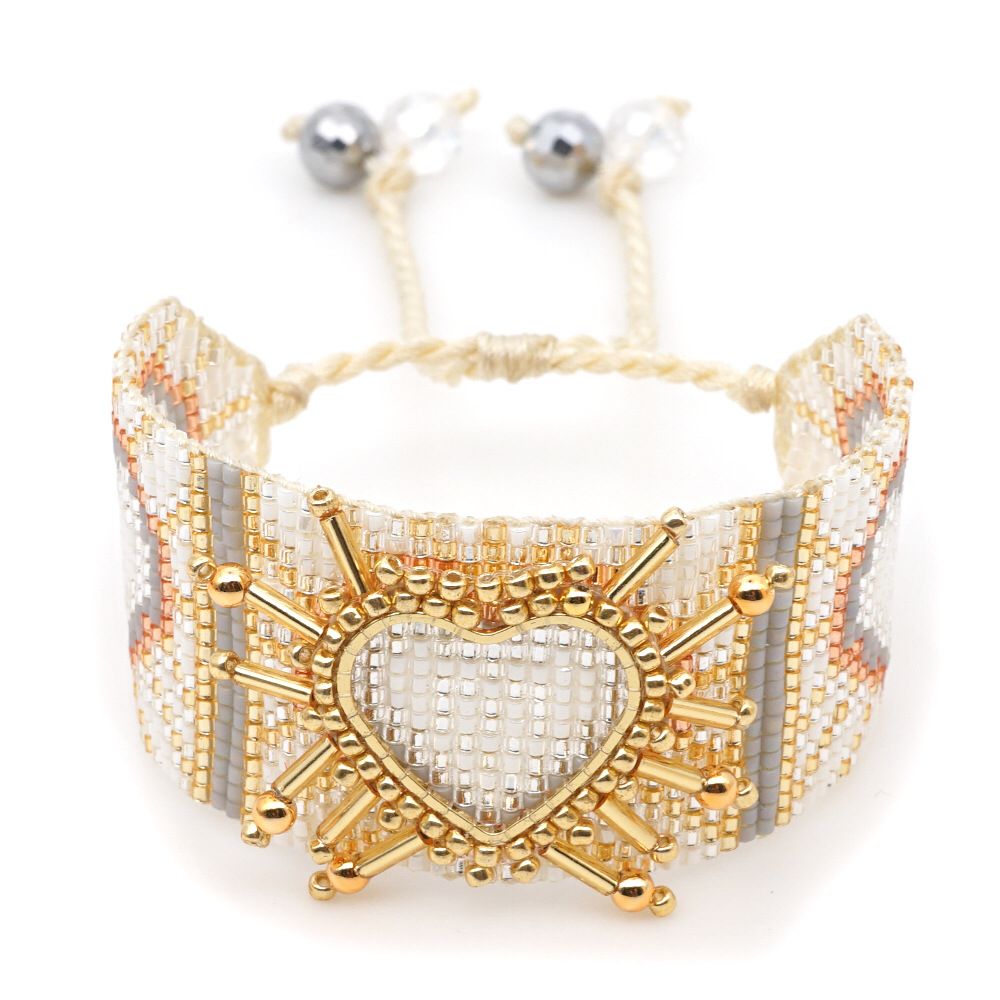 Miyuki Style Heart Bracelets