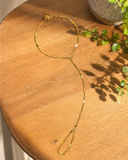 Selene Bar Hand Bracelet