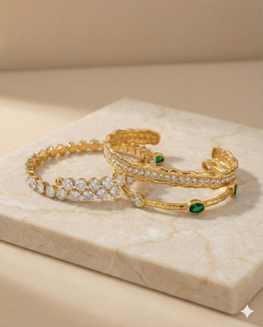 Luxury Crystal Cuffs