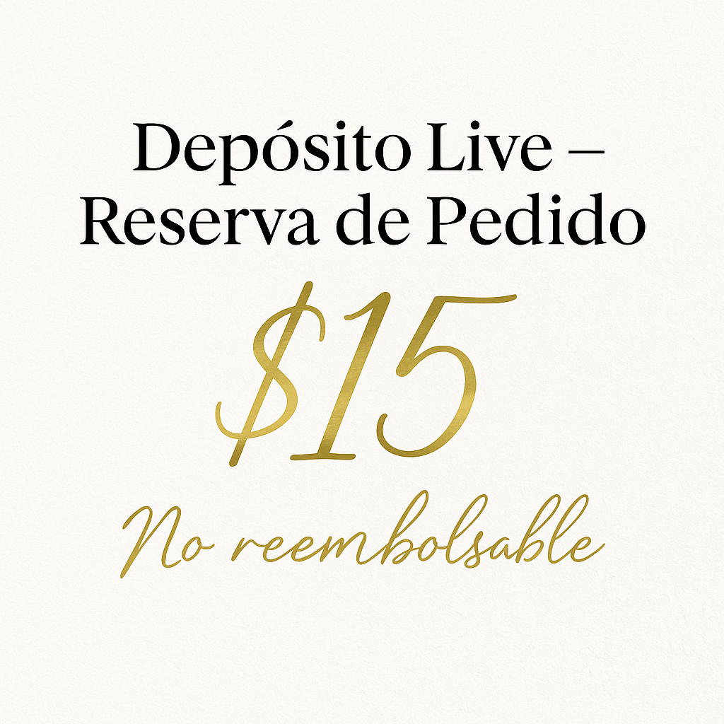 Depósito Live y Envio – Reserva de Pedido