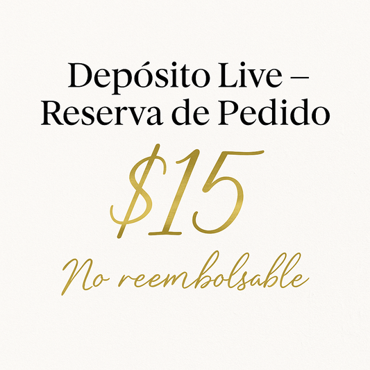 Depósito Live y Envio – Reserva de Pedido