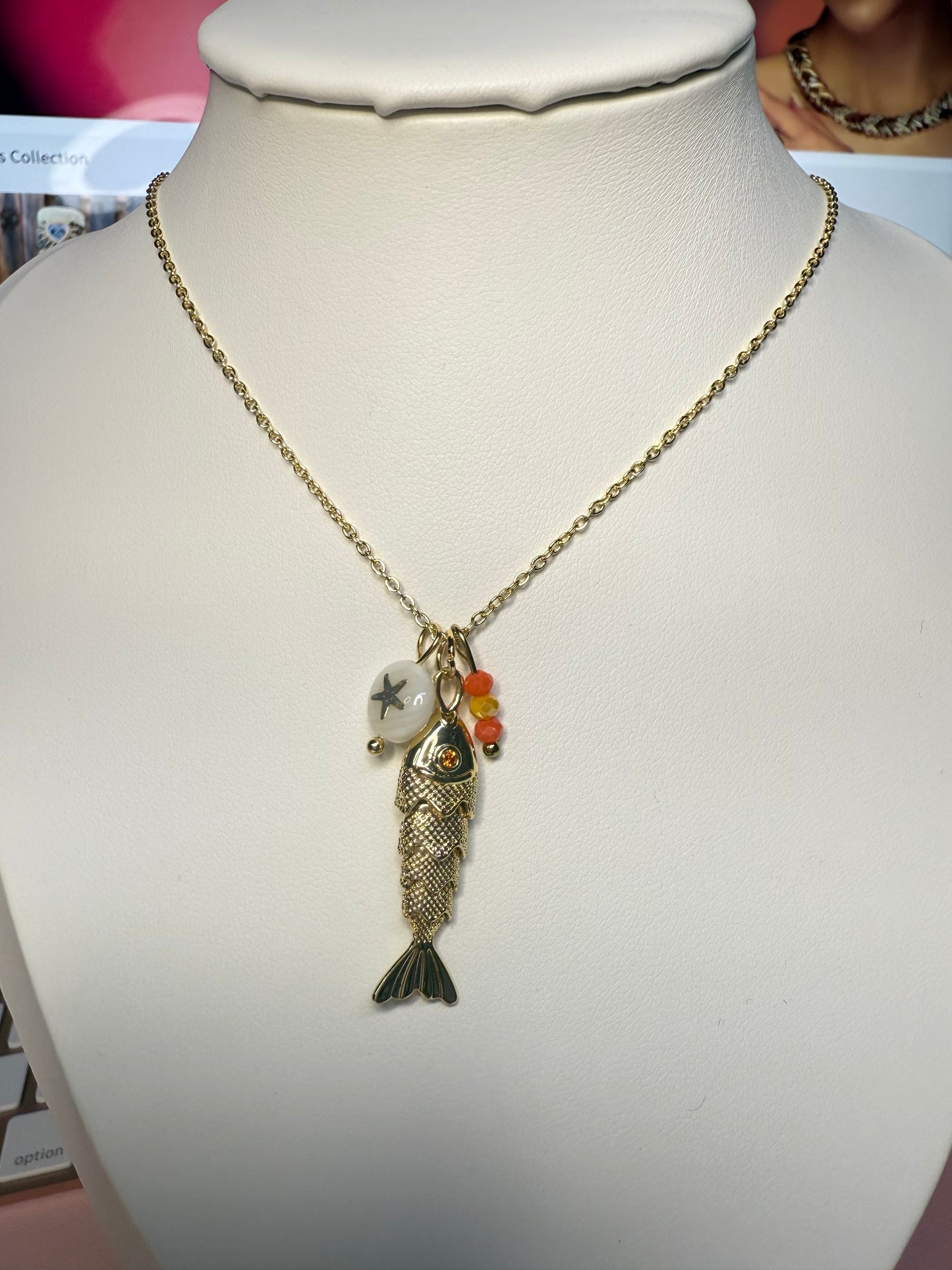 Gold Fish Pendant