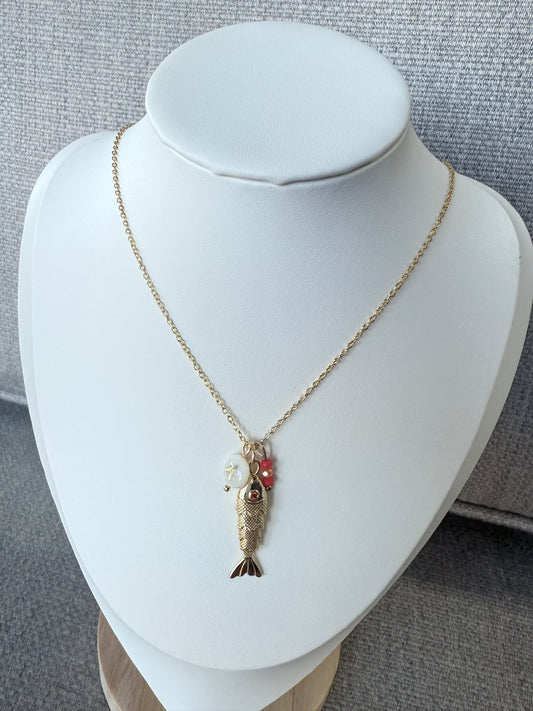 Gold Fish Pendant