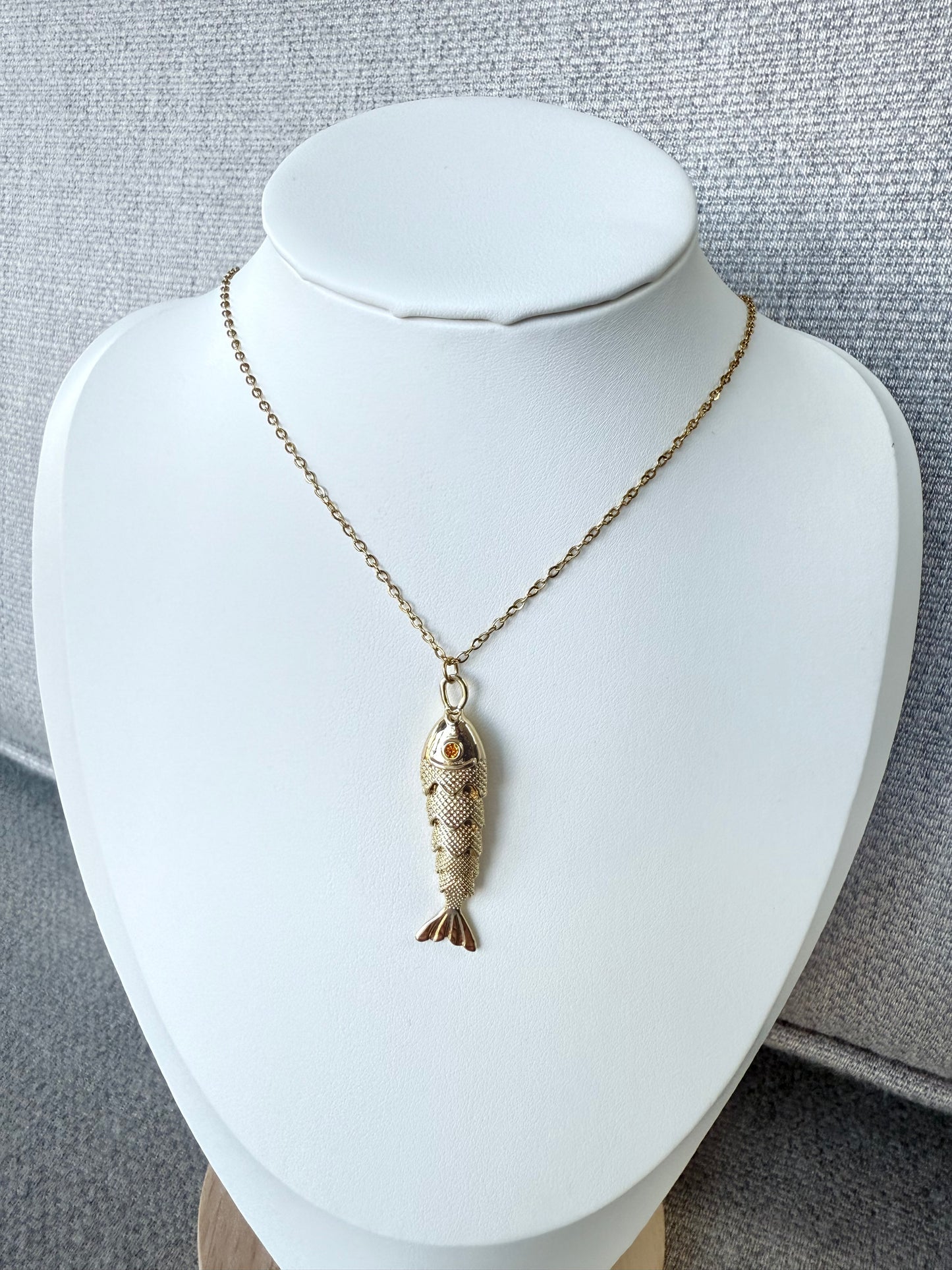 Gold Fish Pendant