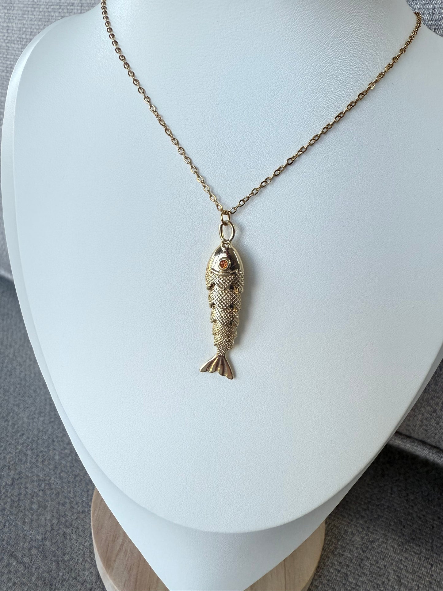 Gold Fish Pendant