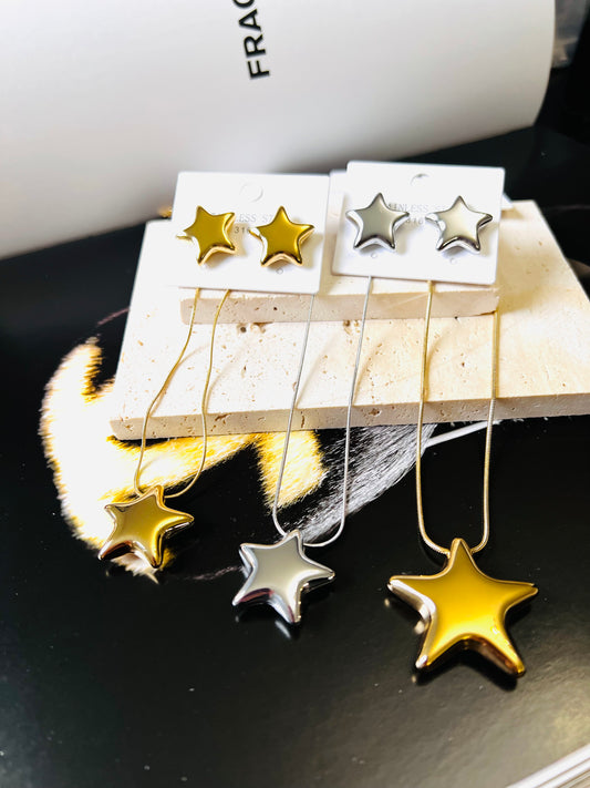 Chunky Star Jewelry Set