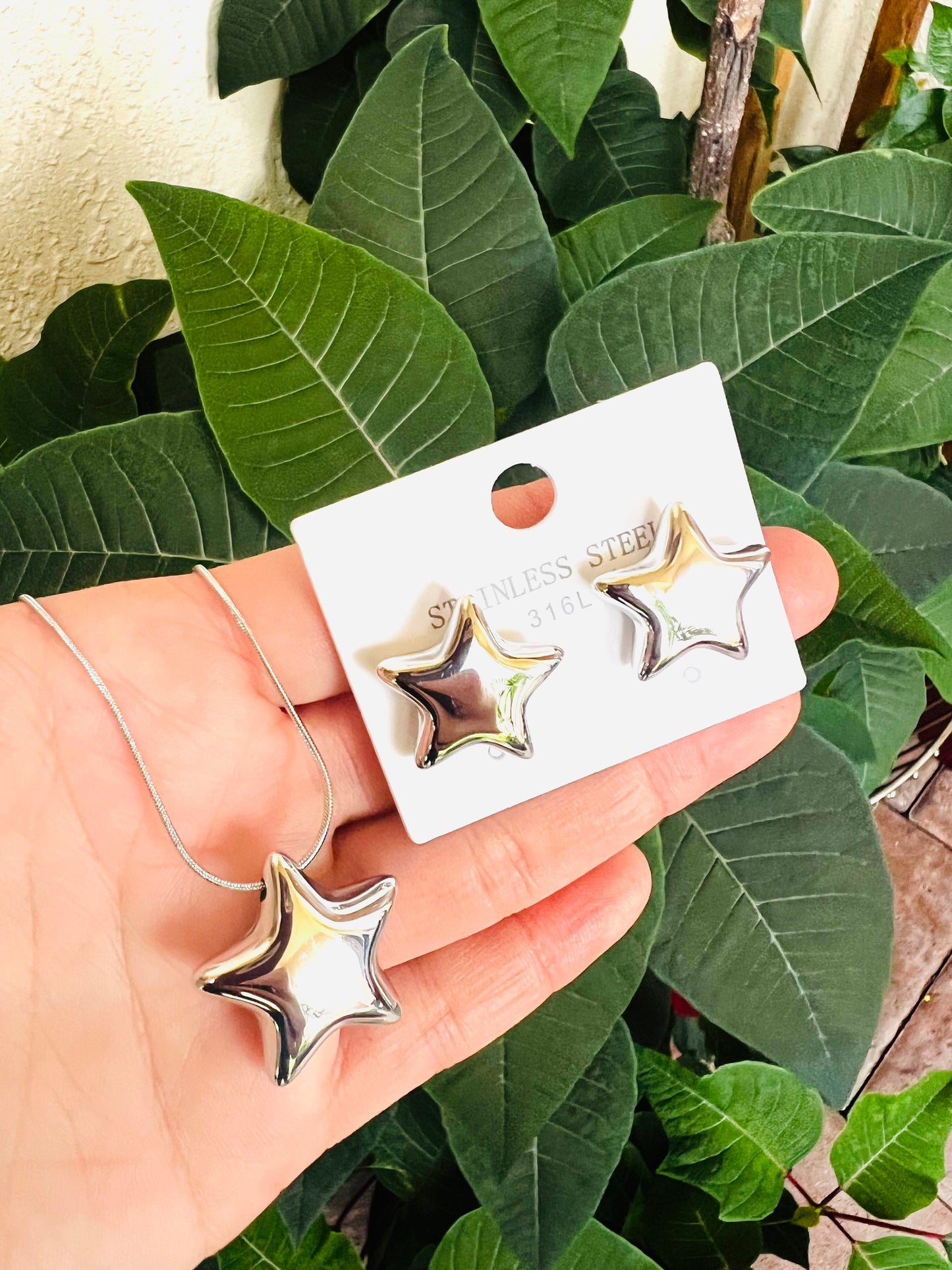 Chunky Star Earrings