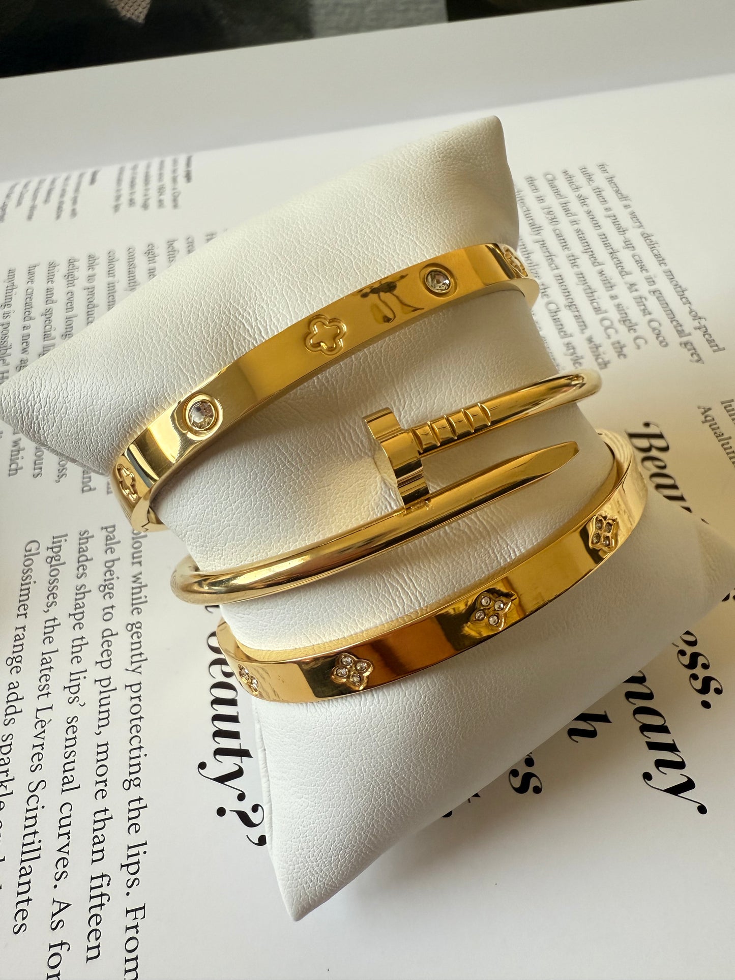 Set 3 Brazaletes Acero Inoxidable | Envío Incluido EE.UU. y PR