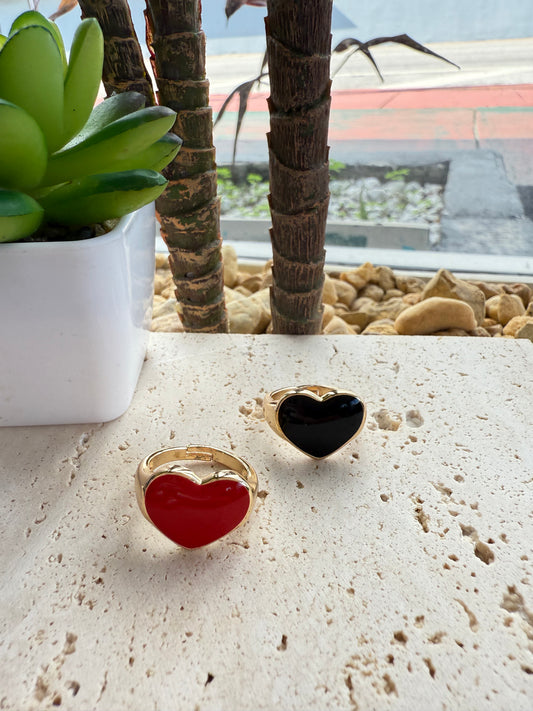 Chunky Heart Ring