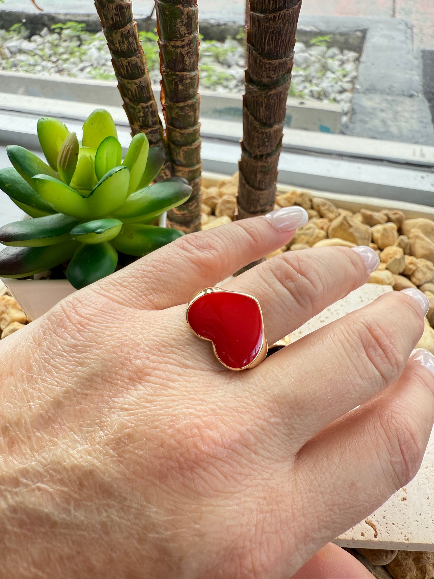 Chunky Heart Ring