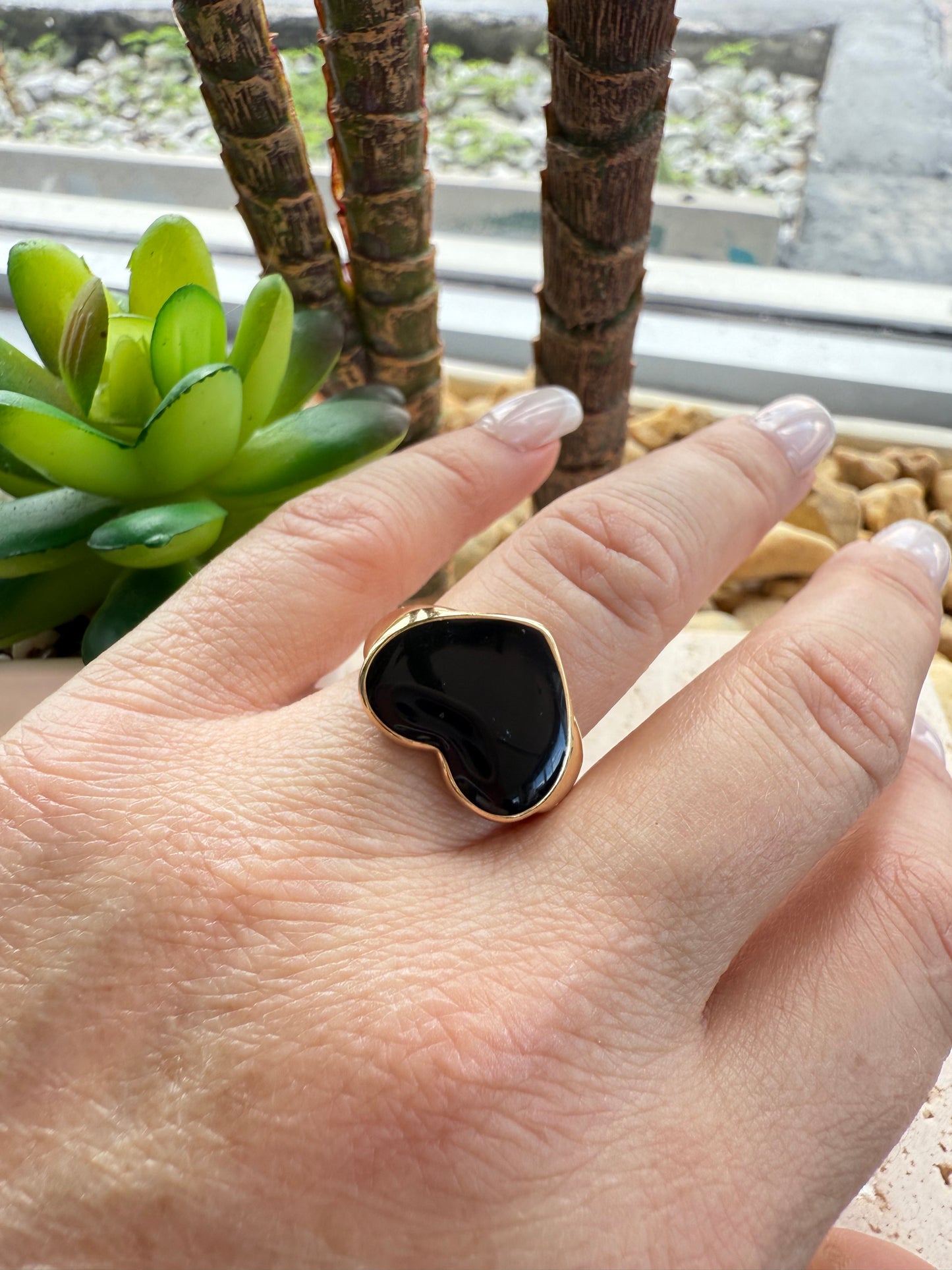 Chunky Heart Ring