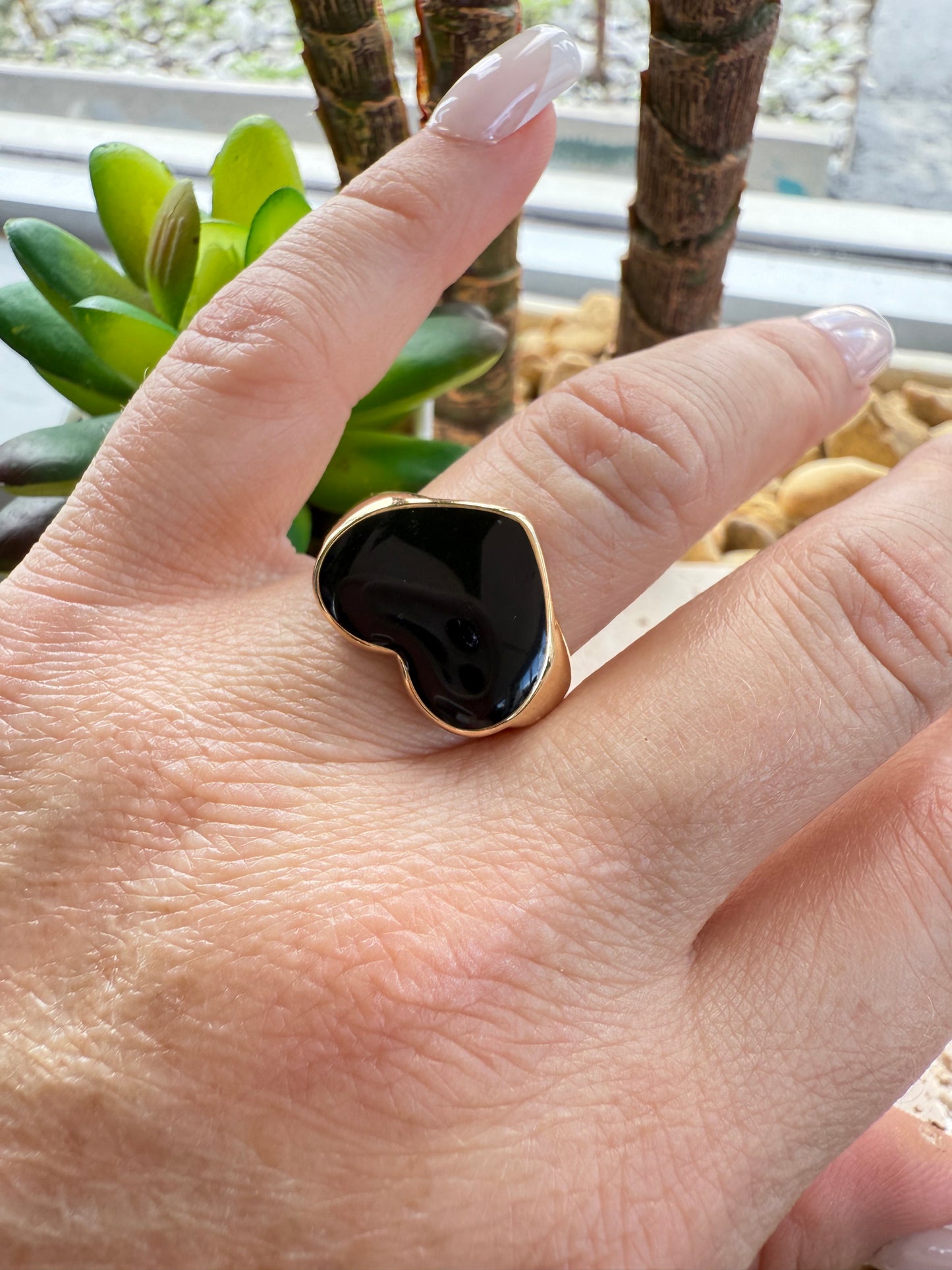 Chunky Heart Ring