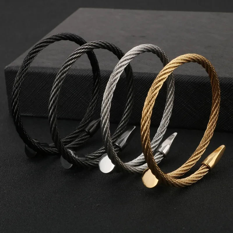 1-Piece-Fashion-Stripe-Stainless-Steel-Plating-Men-S-Bracelets (5).webp