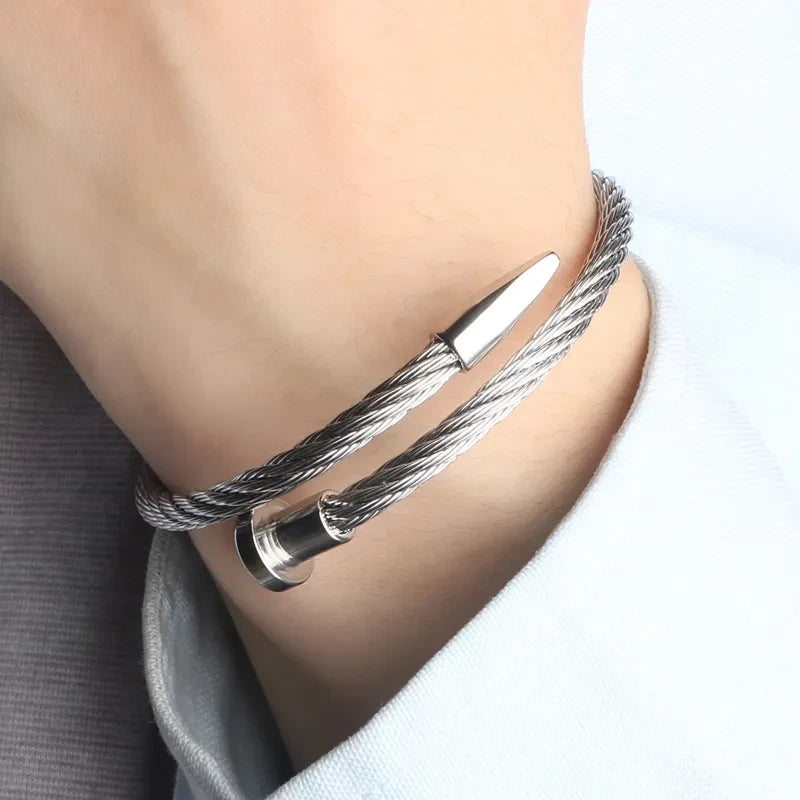 1-Piece-Fashion-Stripe-Stainless-Steel-Plating-Men-S-Bracelets (3).webp