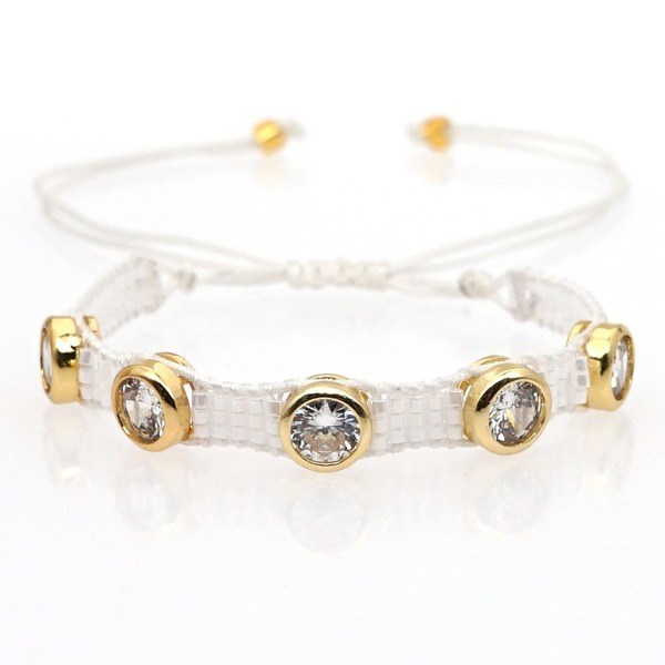 wholesale-white-gold-diamond-zircon-shell-miyuki-rice-bead-bracelet-jdc-gbh418-bracelet-jo